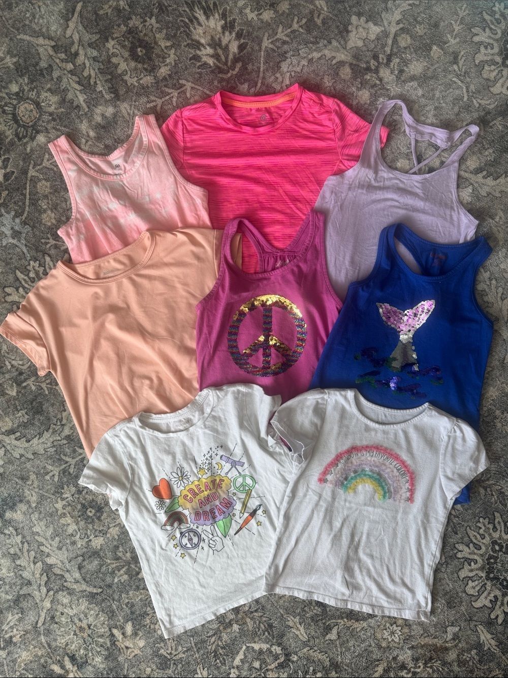 Bundle of 8 Girl’s Tops